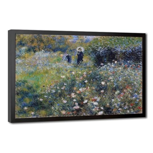 Toile Renoir femme au parasol pour habiller un mur vide sans effort de cadrage