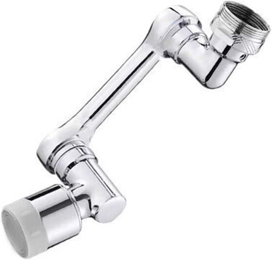 金属 1080 &deg; ユニバーサル回転蛇口スプレーヘッド蛇口エクステンダーエアレーターバブラーノズルキッチンタップ洗面台ロボットアーム