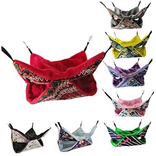 Ipetboom Roupa De Cama Furão Chinchila Rede Chinchila Hamster Rede Gaiolas De Hamster Rede Furão Red