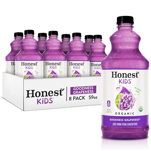 Honest Kids Goodness Grapeness, 59 Ounce (Pack of 8)