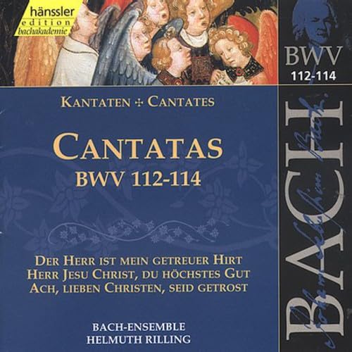 Bach: Cantatas, BWV 112-114 (Edition Bachakademie Vol 36) /Rilling