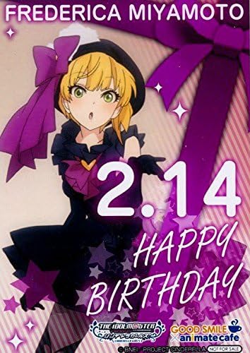 Amazon アイドルマスターシンデレラガールズ グッドスマイル アニメイトカフェ 限定配布ブロマイド バースデー限定 宮本フレデリカ アニメ 萌えグッズ 通販
