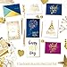 Janvale 100 All Occasion Cards Assortment Box with Color Envelopes，All Occasion Cards Set with Greeting Inside, Large 5 x 7 inch Cards with Stickers and Dividers