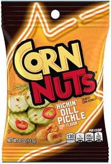 CORN NUTS Kickin Dill Pickle, Corn Kernels, Dill Pickle Flavored, 4oz