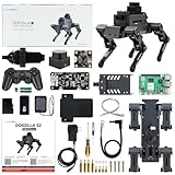 Yahboom Raspberry Pi 5模生四足ロボット犬12-DOF 音声認識、具身知能 AI視覚マップナビゲーション Dogzilla S2電子建築キット青少年大人向け ROS2適用機械エンジニア 付属Pi5-4GB