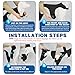 Marnonsis Dog Leg Braces for Back Leg, Adjustable Dog Knee Brace for Torn Acl Hind Leg with 4 Stabilizers, Hip Support to Reduces Pain, Ligament Injuries & Luxating Patella for Small Medium Large Dogs