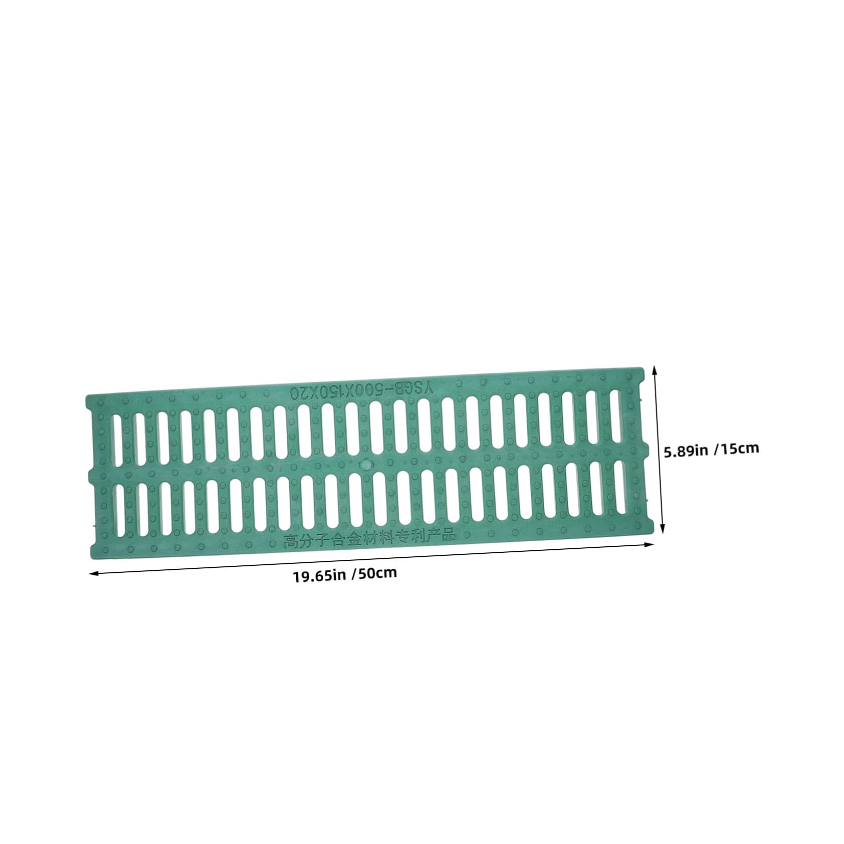 Ciężkie osłony odpływowe z żywicy Du, plastikowe płyty do rusztu kanalizacyjnego do kuchni i na zewnątrz, 150 x 500 x 20 mm, odporne na korozję i łatwa instalacja