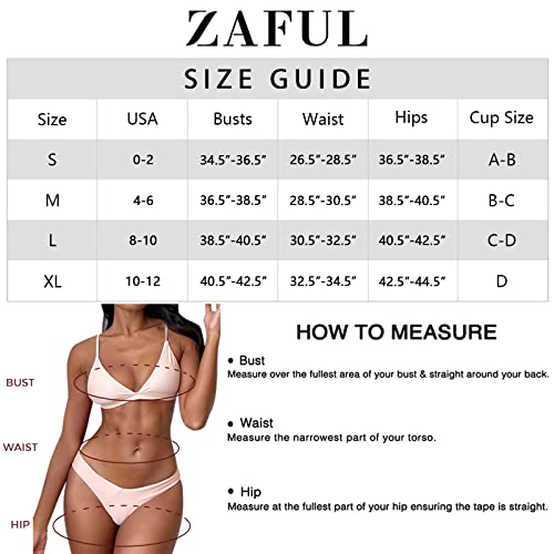 Zaful Women's V-Wired Shirred Smocked Underwire Bikini Set Ruched High Cut Two Pieces Swimsuit Yellow #TOP5
