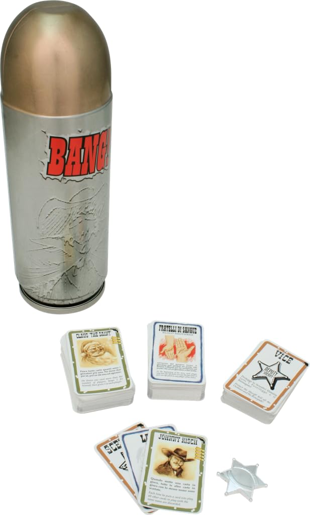Asmodee - Bang! : The Bullet - Gioco da tavolo per bambini da 8 anni - Estensioni combinate incluse, gioco d'atmosfera, universo occidentale epico - 3 a 8 giocatori - 20 a 40 min - in francese - DV