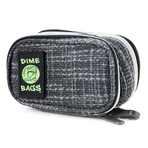 DIME BAGS Pod Padded Travel Pouch with Keychain Clip, Interior Padding for Glass & Gear Protection, Multiple Compartments for Safe Packing, Compact Hempster Storage Case (6 Inch, Black)2