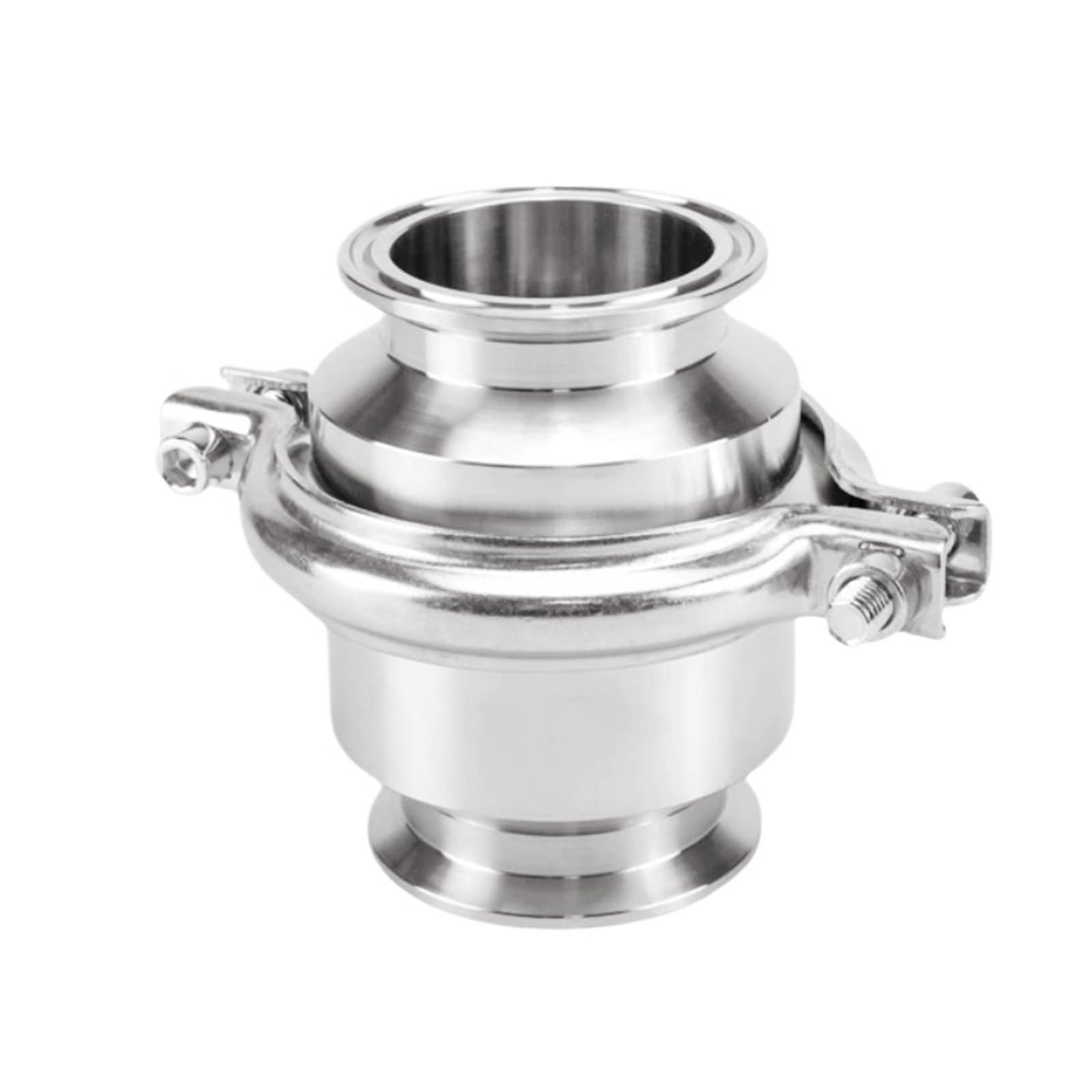Uyzndkvsi 316L 3/4'' 1'' 1.5'' 2'' 2.5'' 3'' Check Valve 1 Way Flow Ss304 Stainless Steel(57Mm Ferrule 77.5,)