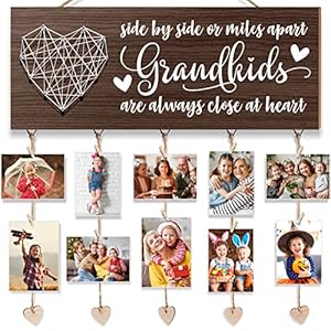 Christmas Grandma Gifts Picture Frame, Birthday Gifts for Grandma from Granddaughter Grandchildren, Grandkids Photo…
