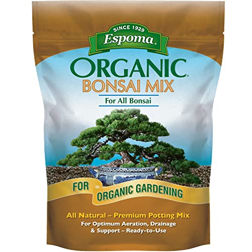 Espoma Organic & Natural Bonsai Soil - All-Purpose Bonsai Tree Soil Mix, All-Natural Organic...