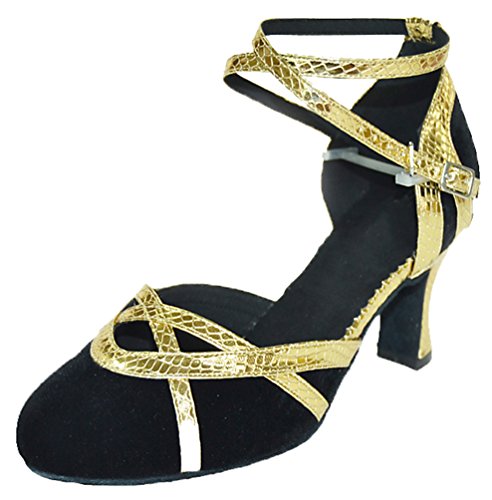 Chaussures de danse anti douleur bout fermé or 39 EU pour danser sans fatigue