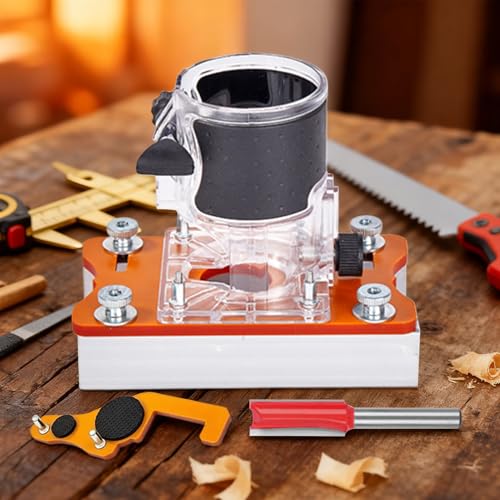 Support de rainurage pour défonceuse compact et précis pour cabinet