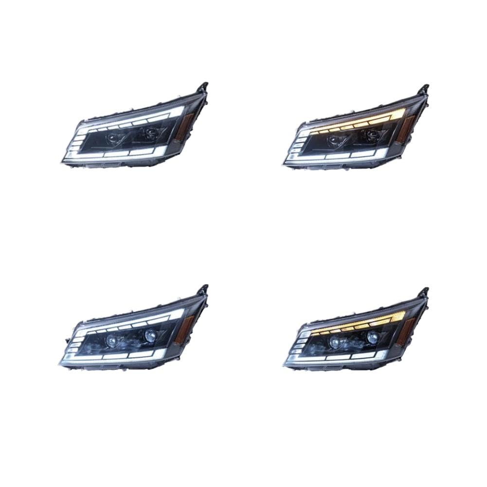 LED Scheinwerfer Projektor Doppelte Linse Plug And Play Kompatibel Mit Hiace 2019 2020 2021 2022