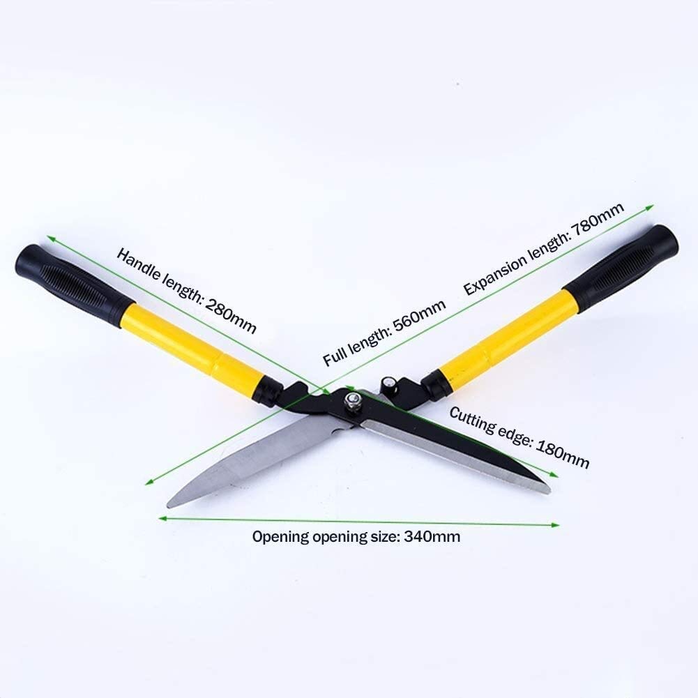 Tijeras De Jardín Extensibles De Mano Tijeras De Podar Profesionales Tijeras De Podar Telescópicas para Recortar Bordes Boj Y Pastos Decorativos Cortasetos Podadora De Jard,