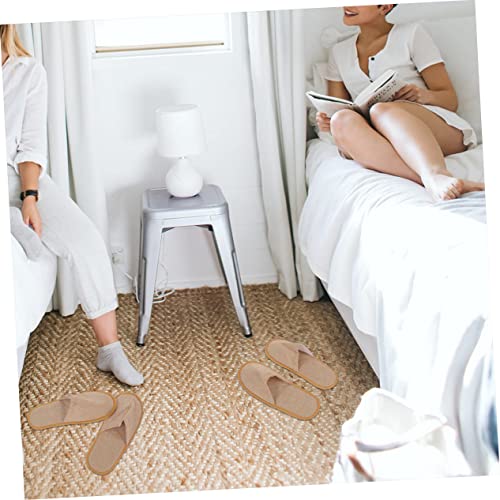 FOMIYES 1 De Chinelos Descartáveis ​​Chinelos De Casa Chinelos Para Chinelos De Viagem Sandálias Des