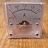 0-2A DC Ammeter Analogue Panel Amp Meter Analog Current Panel Meter - 91C4 #4