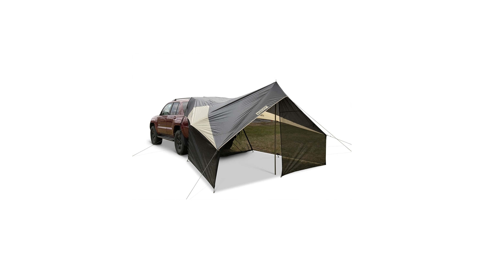 新品未開封 KELTY カーサイド タープ スクリーンハウス ケルティ 蚊も防ぐタープ、新作カーサイドテントに2人用シュラフも？常識