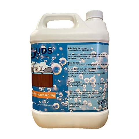 SUDS-ONLINE 5KG TA Plus Total Alkalinity increaser raiser Hot Tub Spas swimming pool ( Alkalinity Builder ) Cover