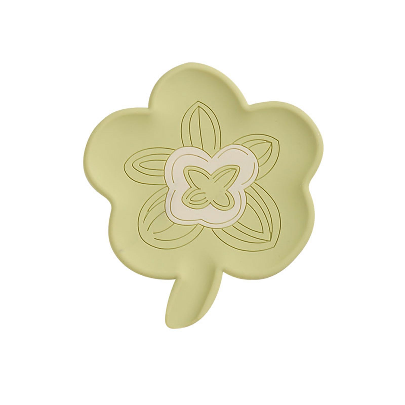 Tsophreniq Creative Silicone Soap Holder Container Flower Shape Toilet Tray Drain Water Box Washroom Bathroom Accessories Drain Tray