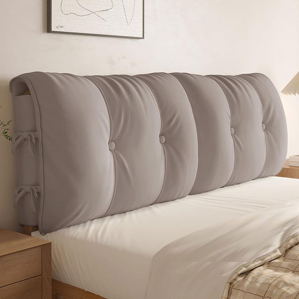Coussin de tête de lit en peluche de qualité supérieure