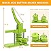 MK.Bear Button Maker Machine - Multiple Sizes 1.25in+2.25in, Kit for DIY Gifts, Button Press Machine with Free 200PCS 32-58mm Supplies & 2 Circle Cutter