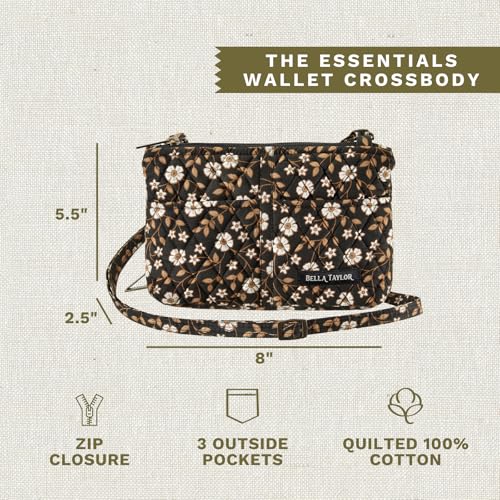 Bella Taylor Essentials Crossbody Purse with Built In Wallet3