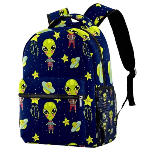Sac de voyage décontracté Alien multicolore pour ados et sorties