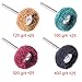 AUSTOR 100 Pieces Abrasive Buffing Wheels 1 Inch Buffing Polishing Wheel Set 120 180 320 400 Grit Abrasive Wheel for Rotary Tool