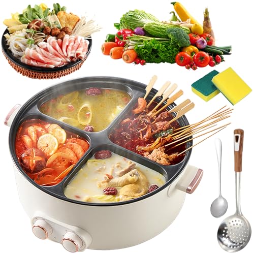 Electric Pots 4 Compartmen, Mandarin Duck Electric Chafing...