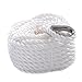 Giantex 1/2" x50'/100'/150'/200' Twisted Three Strand 6600lbs Nylon Anchor Rope Boat Sailboat (100')
