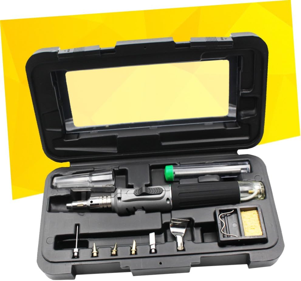 Self-igniting Cordless Gas Soldering Iron Kit Propane Torch Gas Soldering Iron Flame Temp