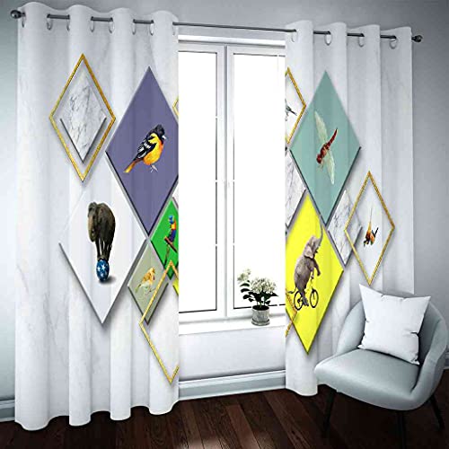 Rideau occultant à oeillets isolant thermique et phonique 200x160 cm - 3