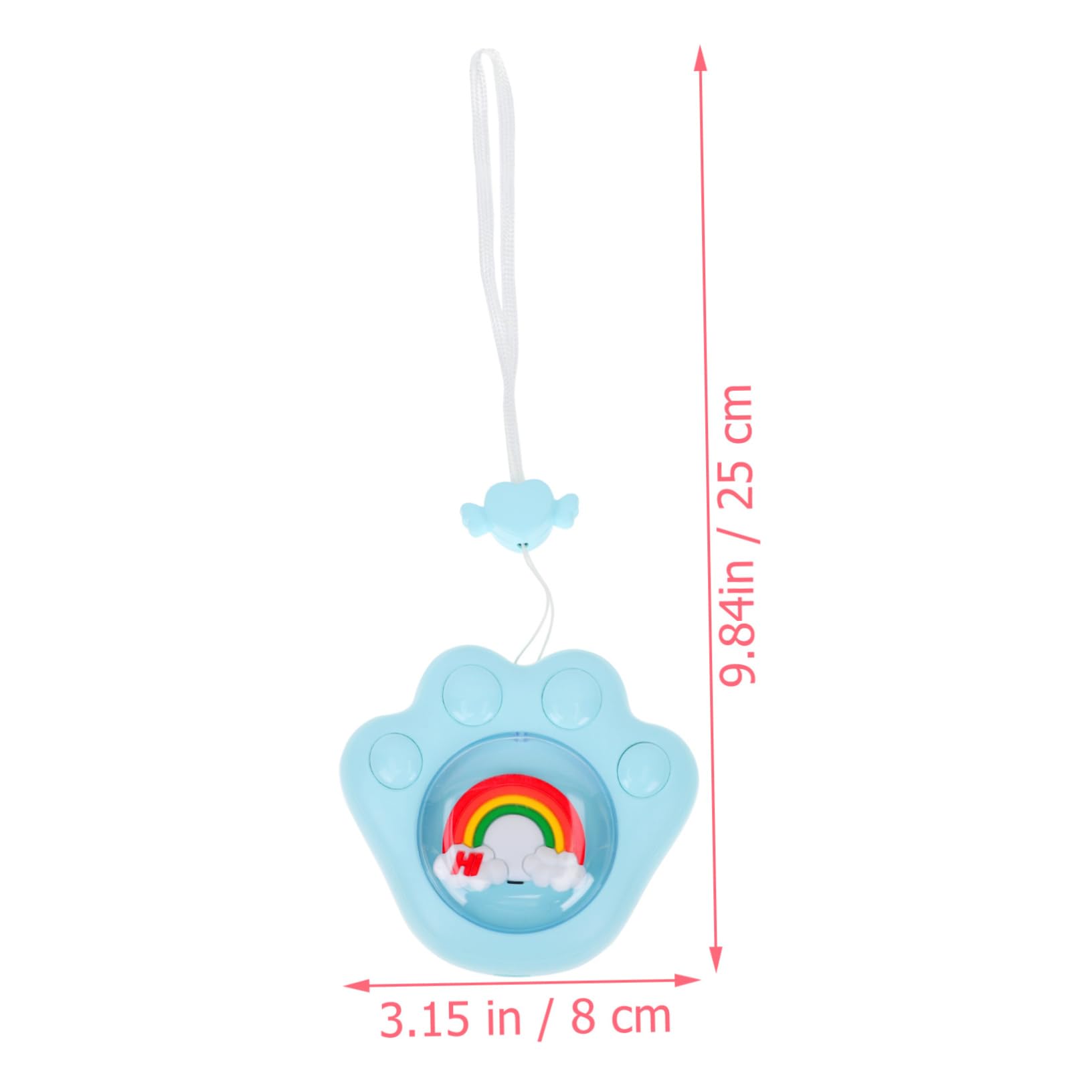 Abaodam Rainbow Hand Warmer USB Portable Glowing Heating Device for Compact Design for Easy Use Quick Heat Go Warmth