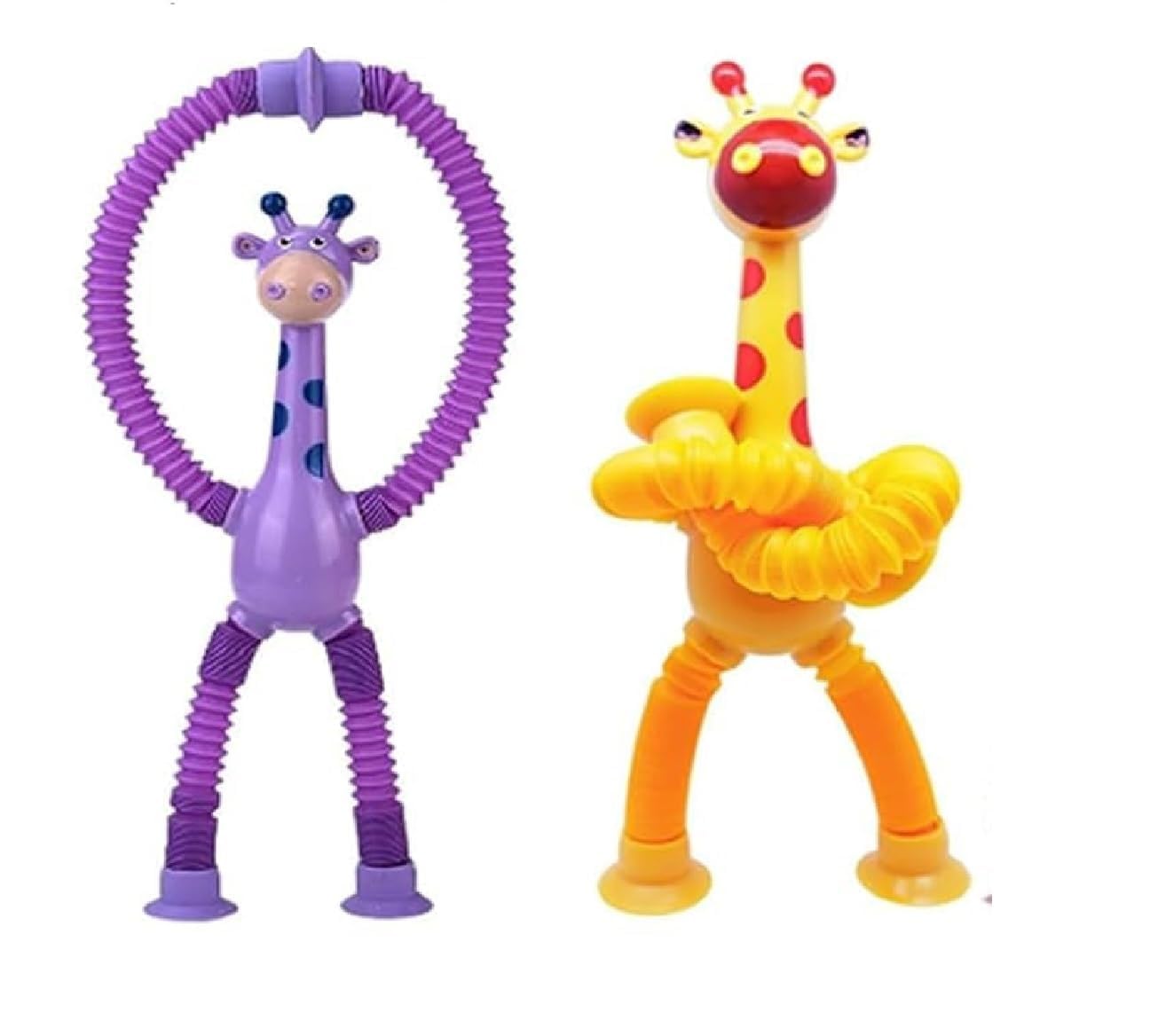 Pluspicks LED 2 pcs Telescopic Suction Cup,Pop Fidget Toys, Cute Animal Sensory Tubes Toys fo (B0CLB26HM9) Amazon Price History, Amazon Price Tracker