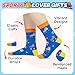 HAPPYPOP Funny Roller Skating Gifts - Skater Gifts Women Men, Roller Skate Socks