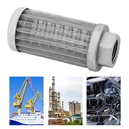 Image of Stainless Steel Mesh Oil Filter - Hydraulic Suction Filter for Fuel Strainer Tube Connection