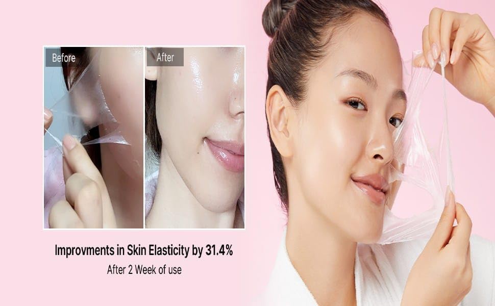 Medicube Masque de nuit enveloppant au collagène hydrolysé - Hydratation et éclat pour une peau lumineuse - Description