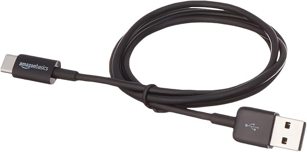 Amazon Basics USB-C to USB-A 2.0 Fast Charger Cable, 480Mbps Data Transfer Speed, USB-IF Certified, for Apple iPhone 16/15, iPad, Samsung Galaxy, Tablets, Car, 3ft, Black - 5