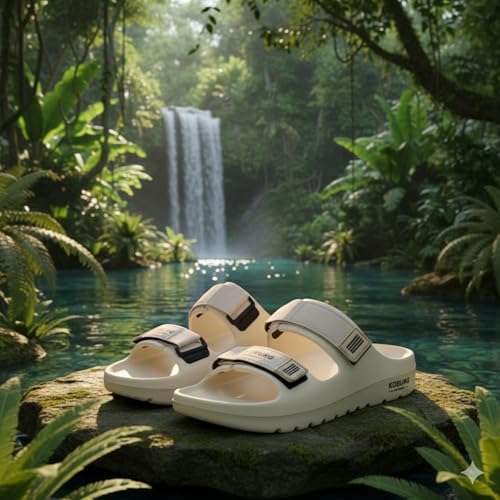 Image of KOBURG Nexa Sandals for Men| Stylish Trending | Comfortable | Super soft | Lightweight | EVA Sole | Casual Sandals | Slippers | Flip Flops for Men KF-464