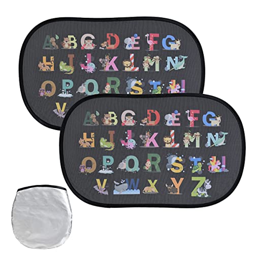 hxaihlin(すみこ) 車用遮光サンシェード 車の日陰の赤ちゃんのの側のの日除け 吸盤タイプ 静電気タイプ 日よけ 遮光 断熱 紫外線対策 車用カーテン 後部窓用紫外線 UVカット (静電気タイプ)