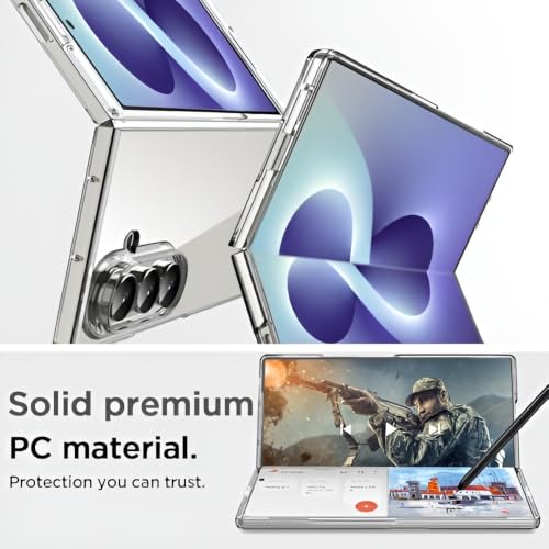 Image of for Samsung Galaxy Z Fold 8 Ultra Clear Case Slim Thin Phone Cover | Anti-Yellow Transparent Back Cover, Hard PC Protective Case for Samsung Galaxy Z Fold 8 Ultra 5G