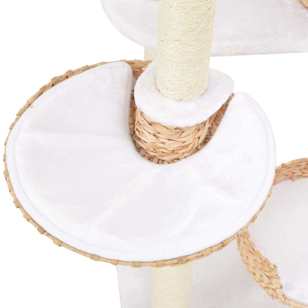 Árbol rascador natural de algas marinas y sisal, 180 cm