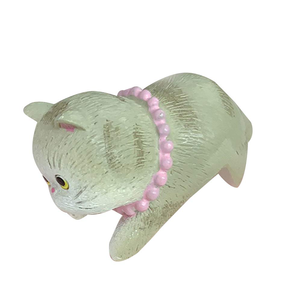 Mini Cartoon Cat Teacup Companion, Cat Feline Animal Figurine Decor Collectible, Forbidden City Cat Series Collectible Figurines-Royal Cat