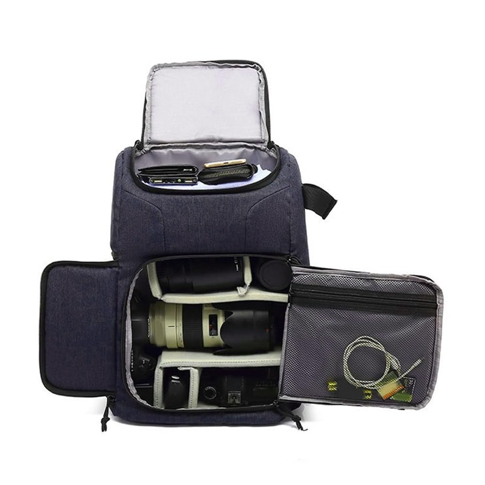 Giwnhvx Waterdichte Camera Tas Fotocamera's Rugzak voor Laptop DSLR Draagbare Lens Pouch Video Tas A