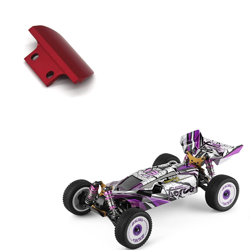 Pare-chocs Avant Métal Rouge Pour RC 144001, 124017, 124019 – Renfort Solide Et Durable