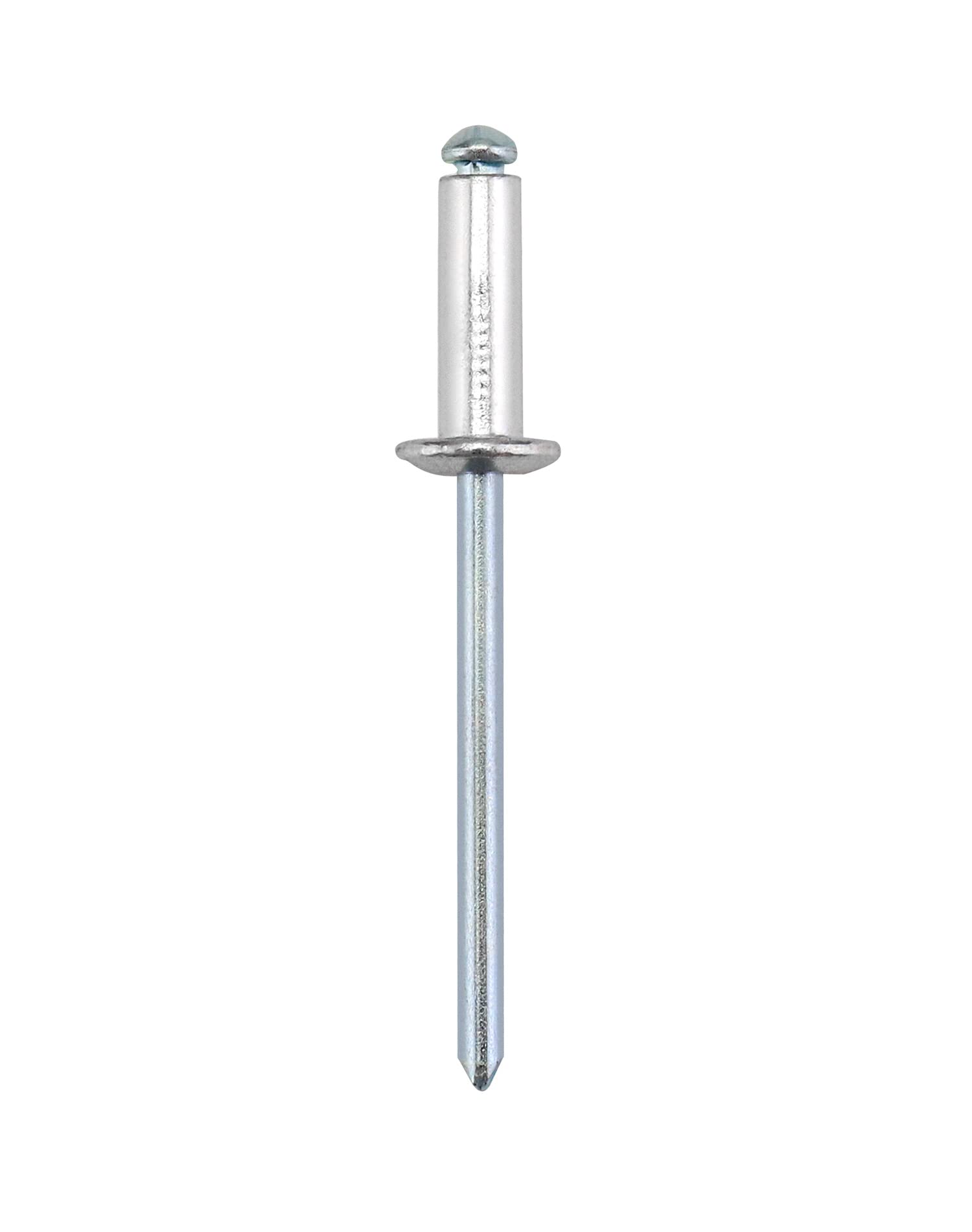 QWORK Rivets aveugles en aluminium, 1 000 pièces de rivets pop de 4,8 x 12 mm, plage de préhension de 7 à 9,0 mm