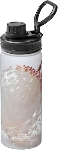 litchi Printed Insulated Water Bottle, 18oz Stainless Steel Funny Travel Mug, Leakproof Hot & Cold for Sports, Gym, Hiking